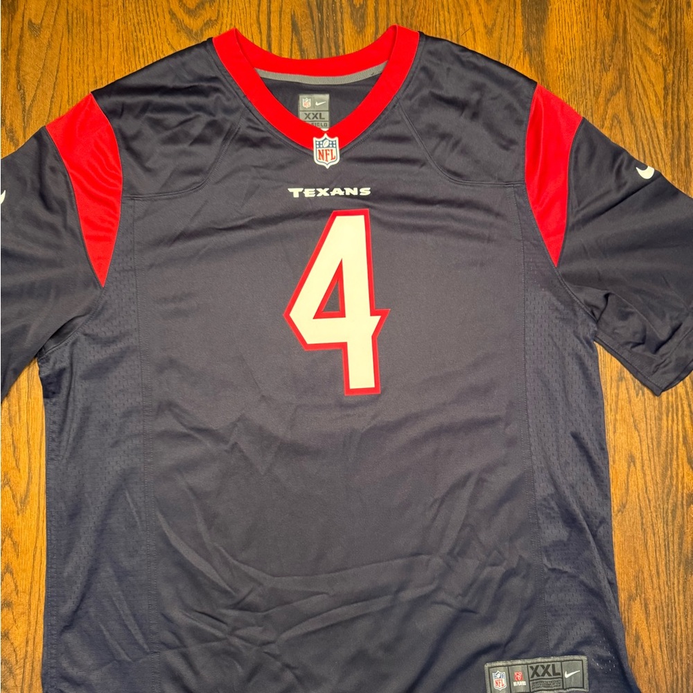 NFL Men's Navy and Red Texans Jersey